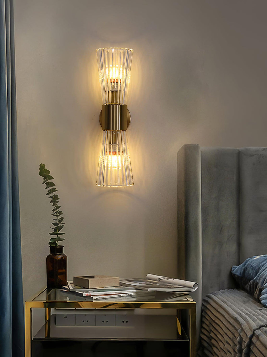 Elyral Lampe Murale Artistique en Cristal - Neutralighting