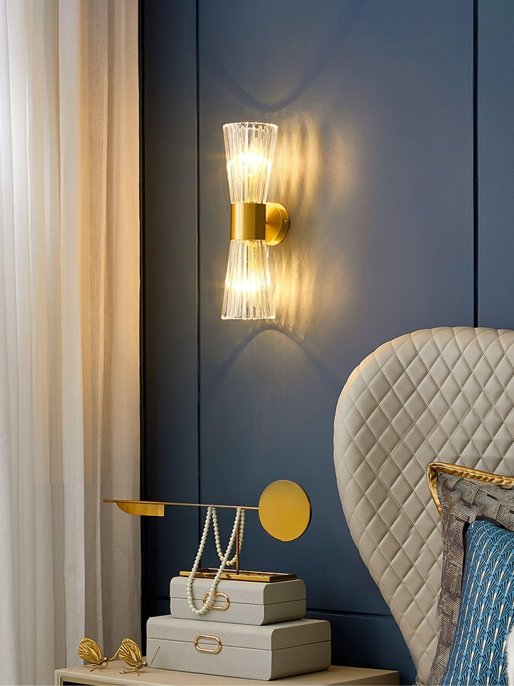 Elyral Lampe Murale Artistique en Cristal - Neutralighting