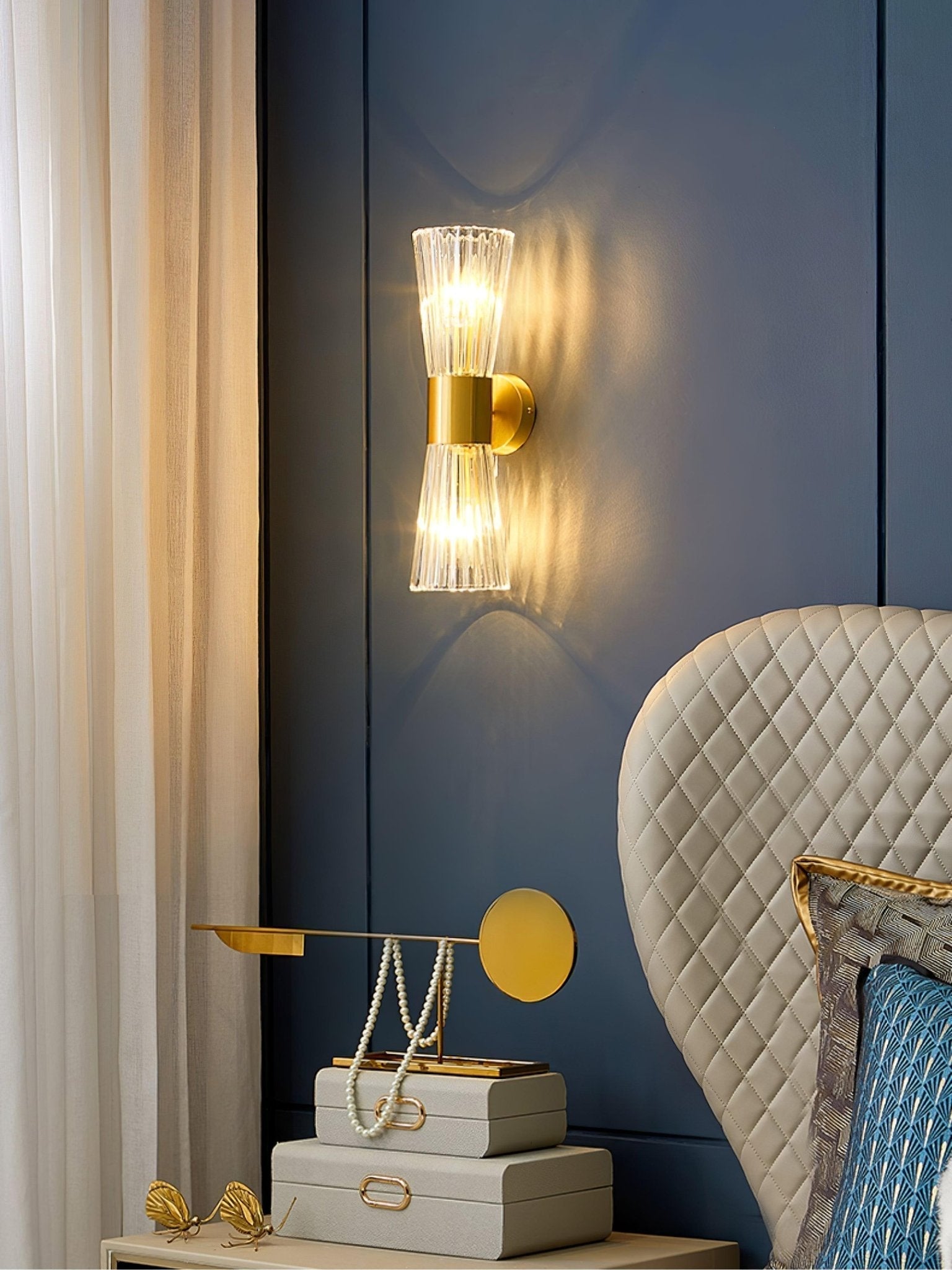 Elyral Lampe Murale Artistique en Cristal - Neutralighting