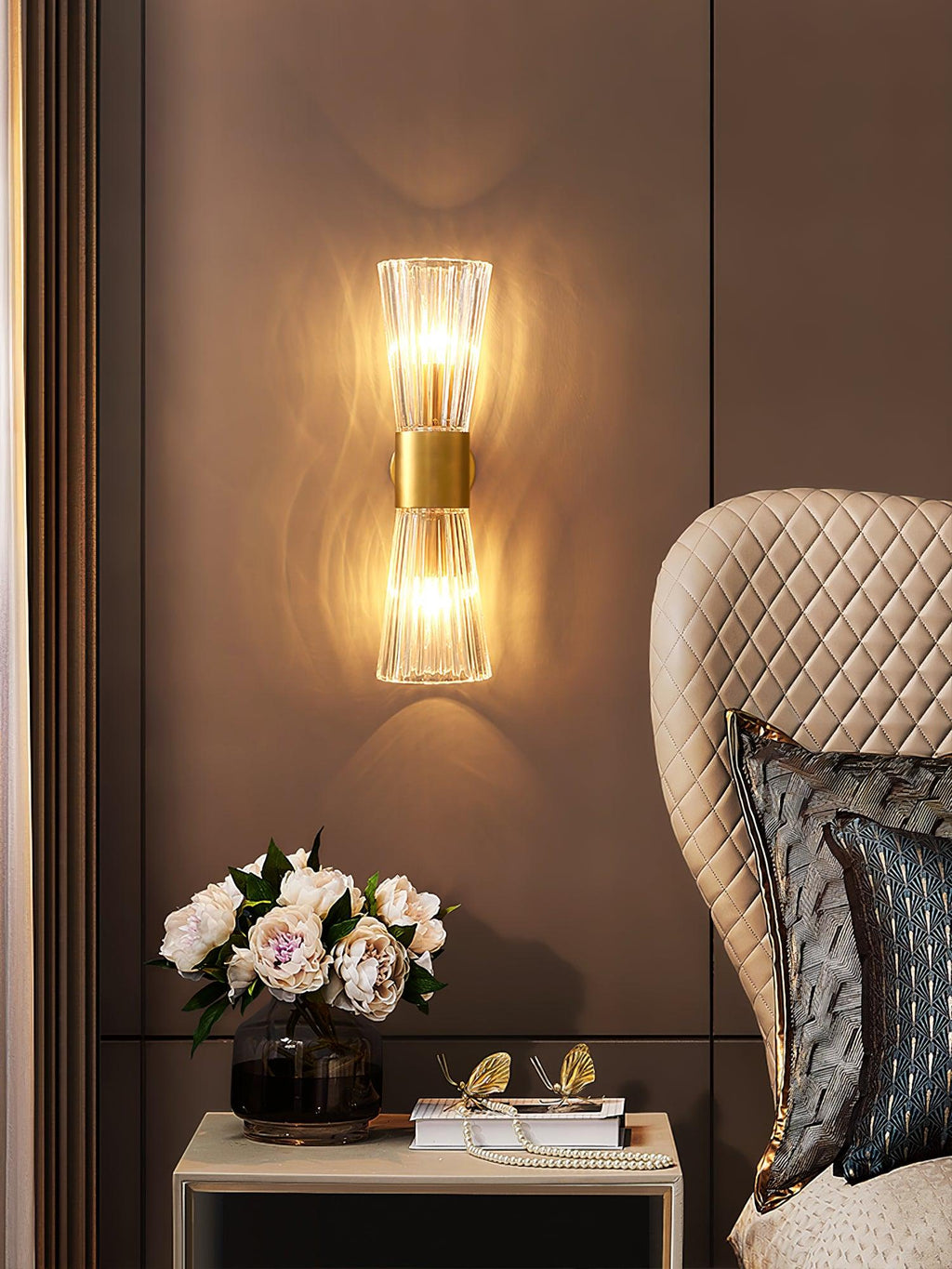 Elyral Lampe Murale Artistique en Cristal - Neutralighting