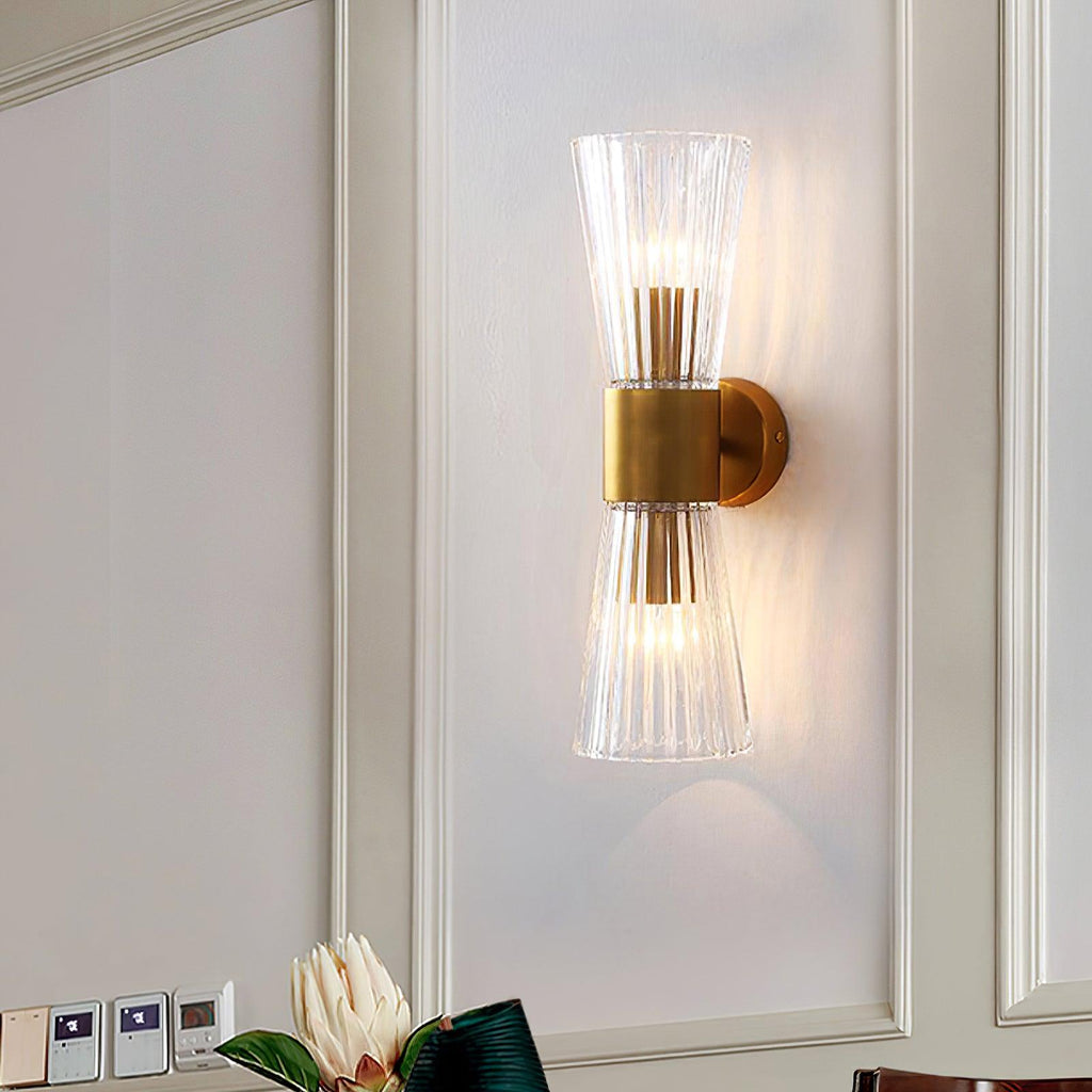 Elyral Lampe Murale Artistique en Cristal - Neutralighting
