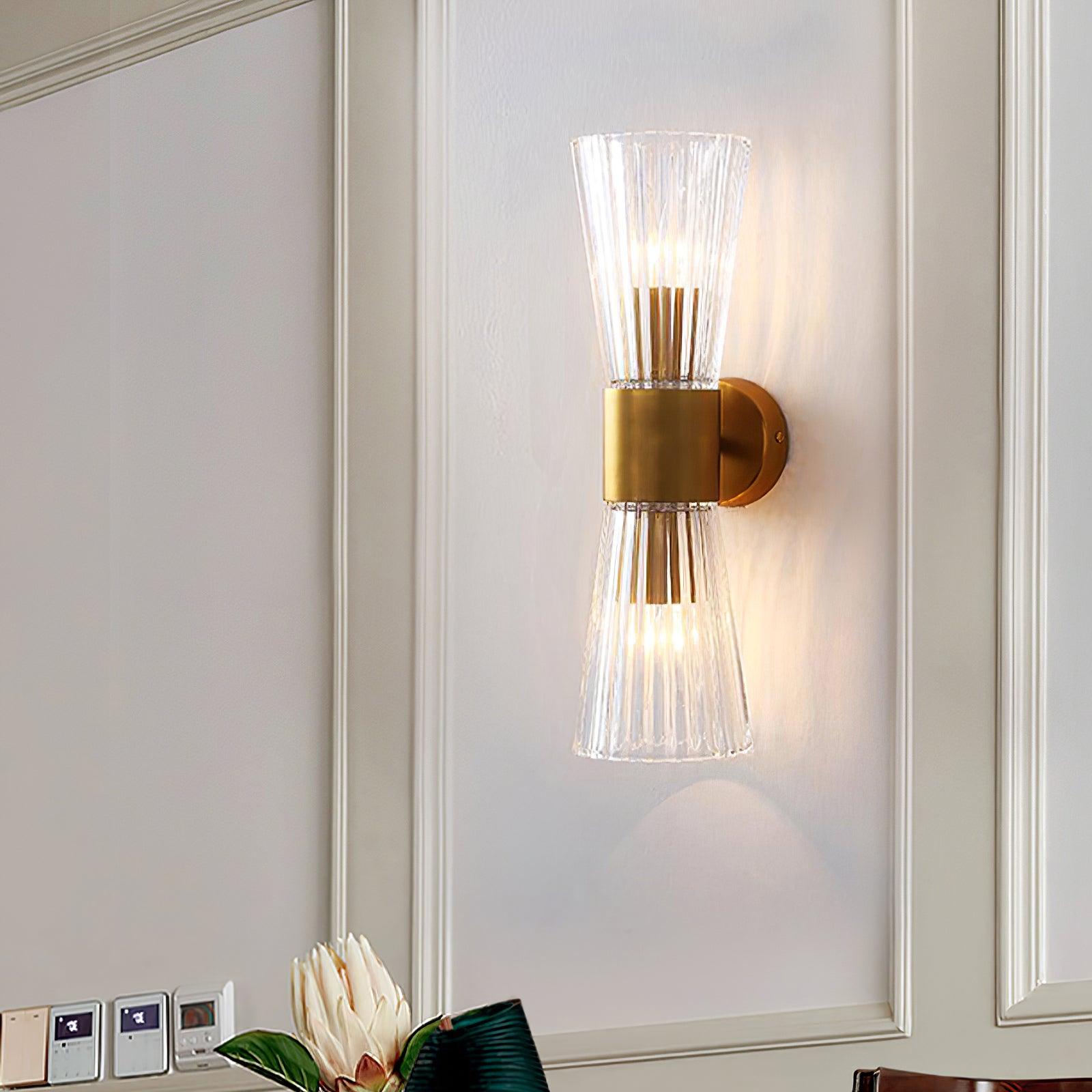 Elyral Lampe Murale Artistique en Cristal - Neutralighting