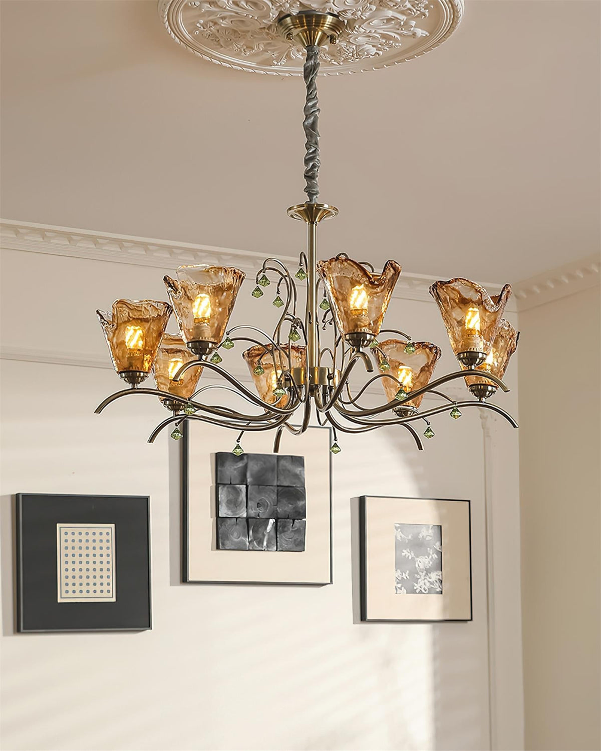 Givona Lustre en Verre Floral - Neutralighting