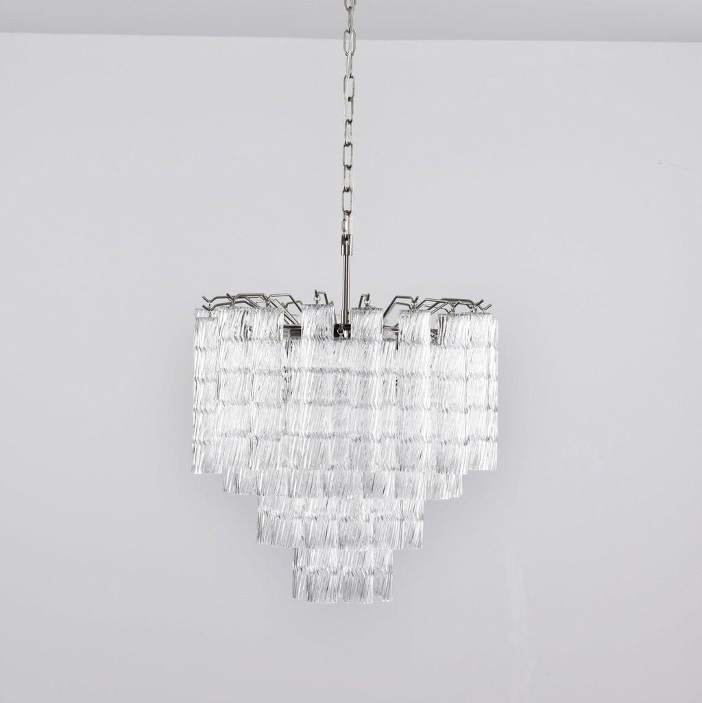 Aurora Lustre Murano Verre Étagé Cascadant Vagues - Neutralighting