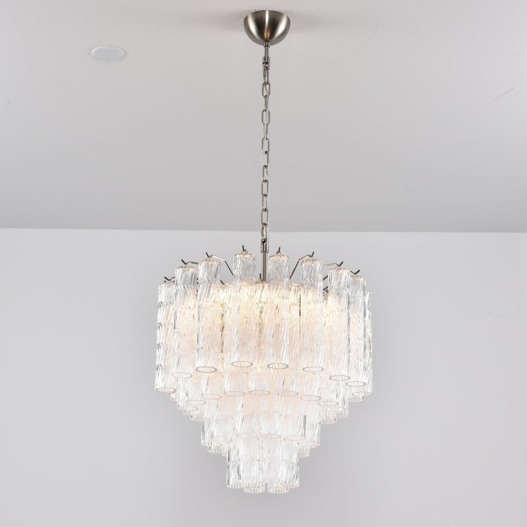 Aurora Lustre Murano Verre Étagé Cascadant Vagues - Neutralighting