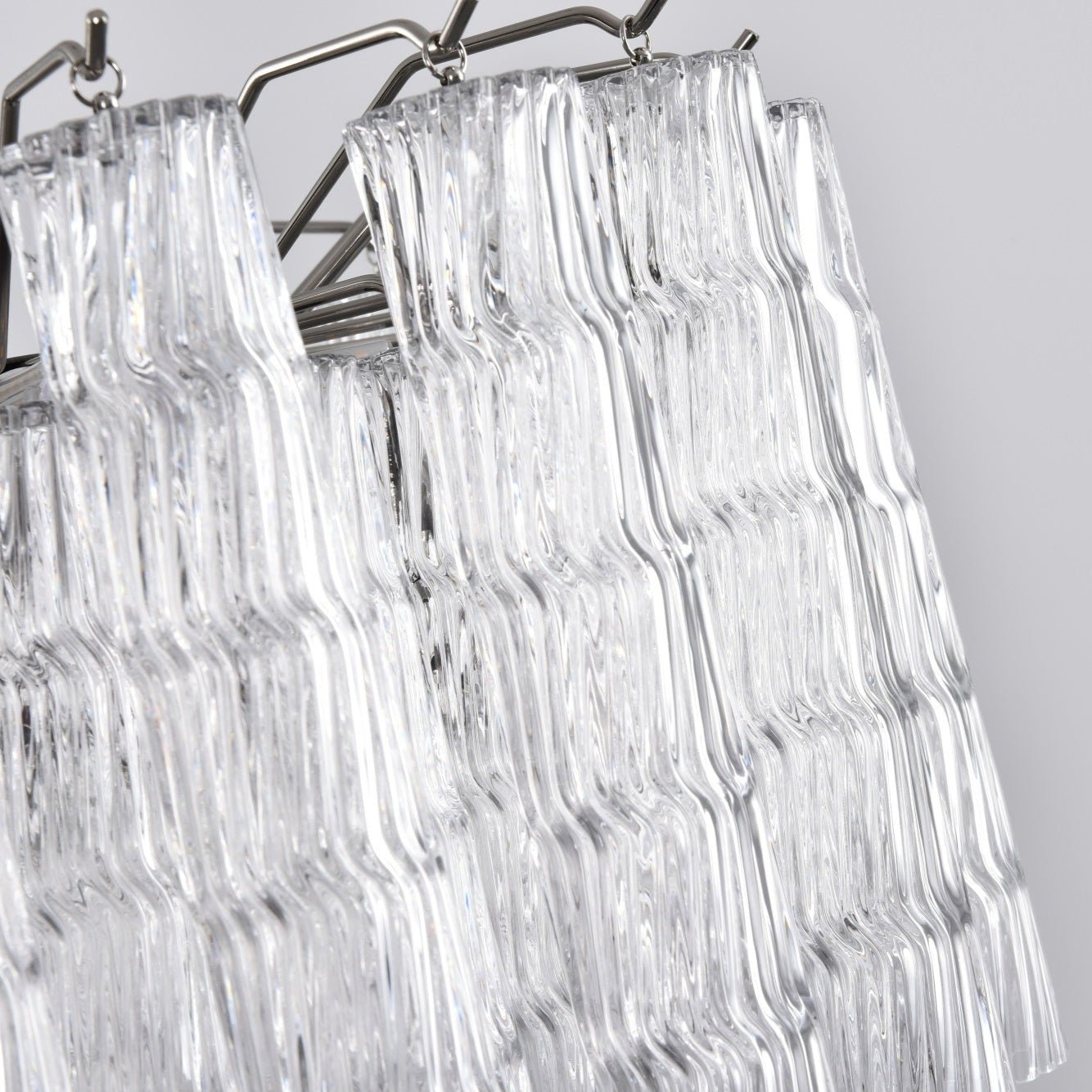 Aurora Lustre Murano Verre Étagé Cascadant Vagues - Neutralighting