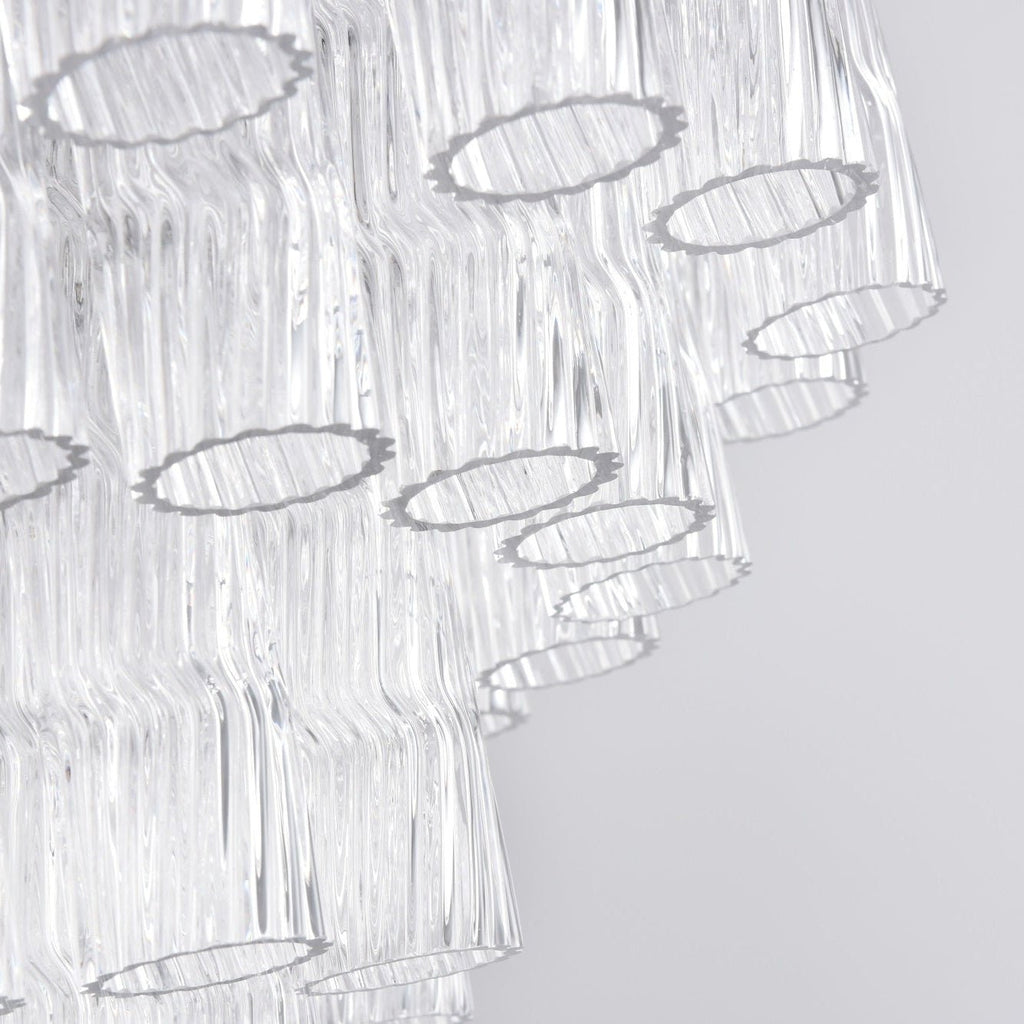 Aurora Lustre Murano Verre Étagé Cascadant Vagues - Neutralighting