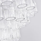 Aurora Lustre Murano Verre Étagé Cascadant Vagues - Neutralighting