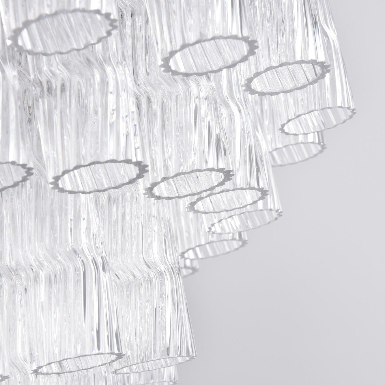 Aurora Lustre Murano Verre Étagé Cascadant Vagues - Neutralighting