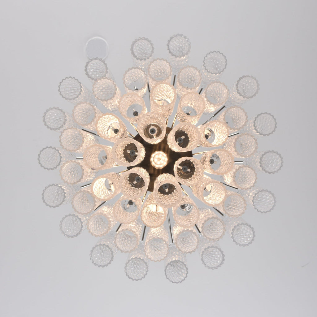 Aurora Lustre Murano Verre Étagé Cascadant Vagues - Neutralighting