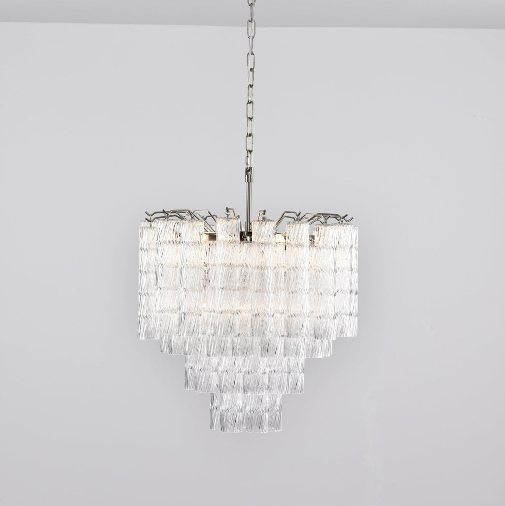 Aurora Lustre Murano Verre Étagé Cascadant Vagues - Neutralighting