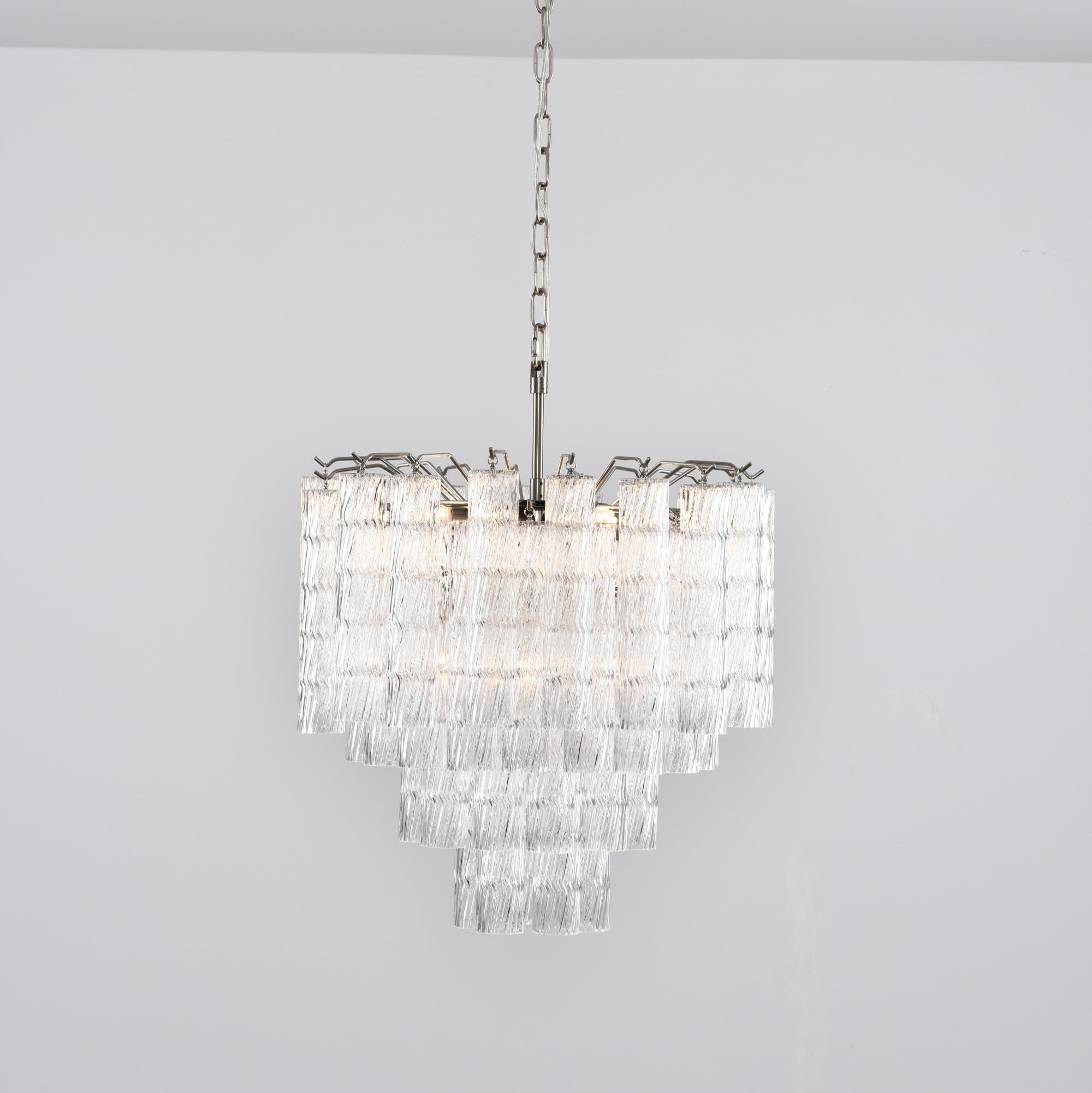 Aurora Lustre Murano Verre Étagé Cascadant Vagues - Neutralighting