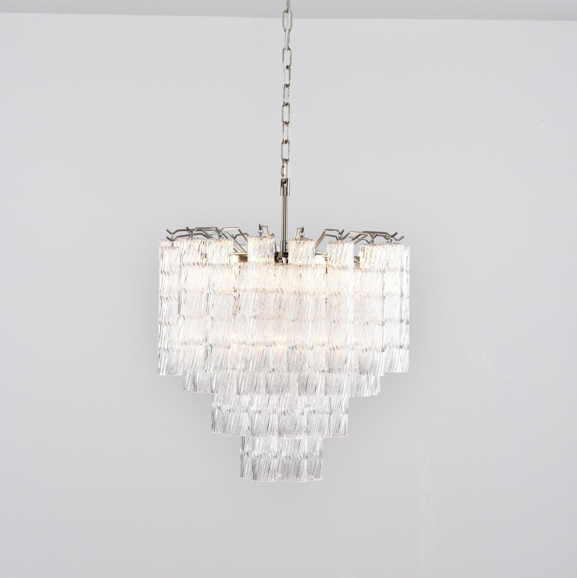 Aurora Lustre Murano Verre Étagé Cascadant Vagues - Neutralighting