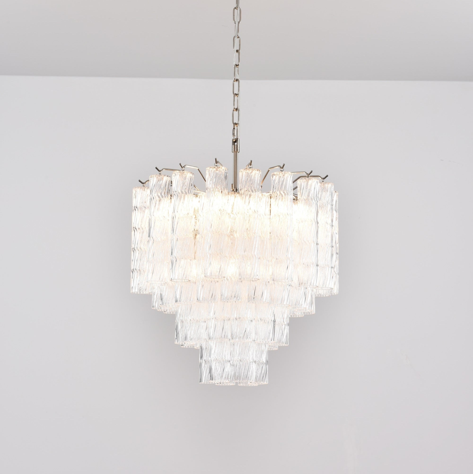 Aurora Lustre Murano Verre Étagé Cascadant Vagues - Neutralighting