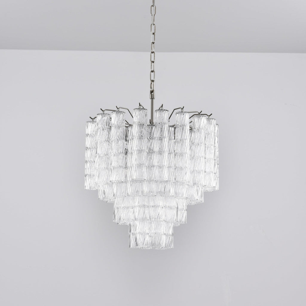 Aurora Lustre Murano Verre Étagé Cascadant Vagues - Neutralighting