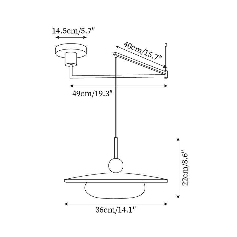 Avione Suspension réglable - Neutralighting