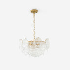 Lustrous Chandelier Victorien en Verre Finition Dorée - Neutralighting