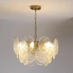 Lustrous Chandelier Victorien en Verre Finition Dorée - Neutralighting