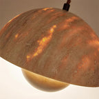 Ritta Lampe Pendentive en Travertin et Bois - Neutralighting