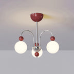 Vierra Lustra Lustre Carisa Rouge Vert Moderne - Neutralighting