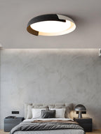 Solara Plafonnier Rond Acrylique Bois Doux Minimaliste - Neutralighting