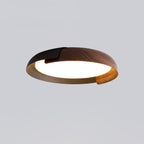 Solara Plafonnier Rond Acrylique Bois Doux Minimaliste - Neutralighting