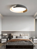 Solara Plafonnier Rond Acrylique Bois Doux Minimaliste - Neutralighting