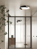 Solara Plafonnier Rond Acrylique Bois Doux Minimaliste - Neutralighting