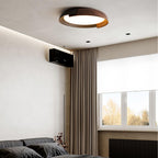 Solara Plafonnier Rond Acrylique Bois Doux Minimaliste - Neutralighting