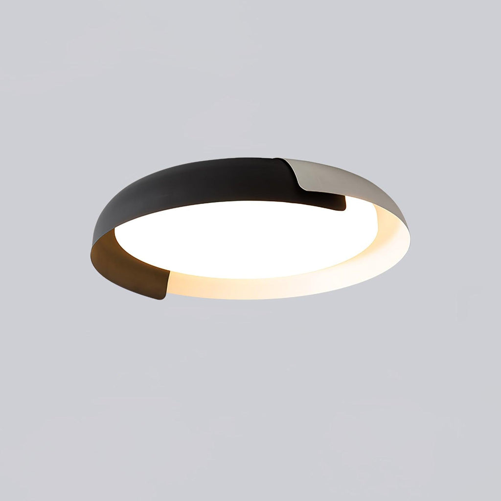 Solara Plafonnier Rond Acrylique Bois Doux Minimaliste - Neutralighting