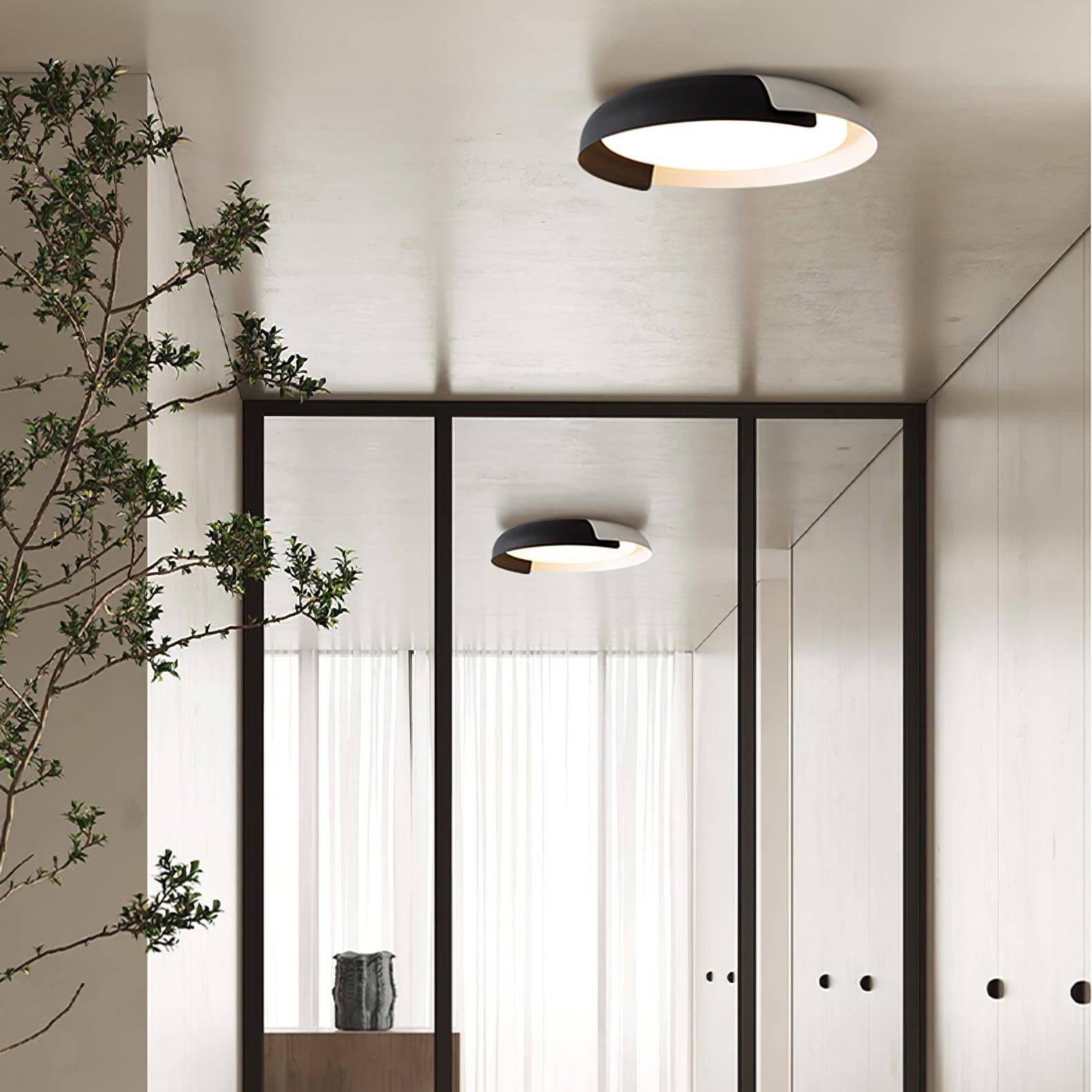 Solara Plafonnier Rond Acrylique Bois Doux Minimaliste - Neutralighting