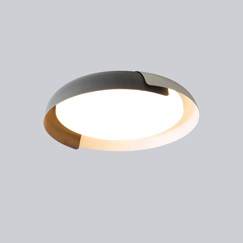 Solara Plafonnier Rond Acrylique Bois Doux Minimaliste - Neutralighting