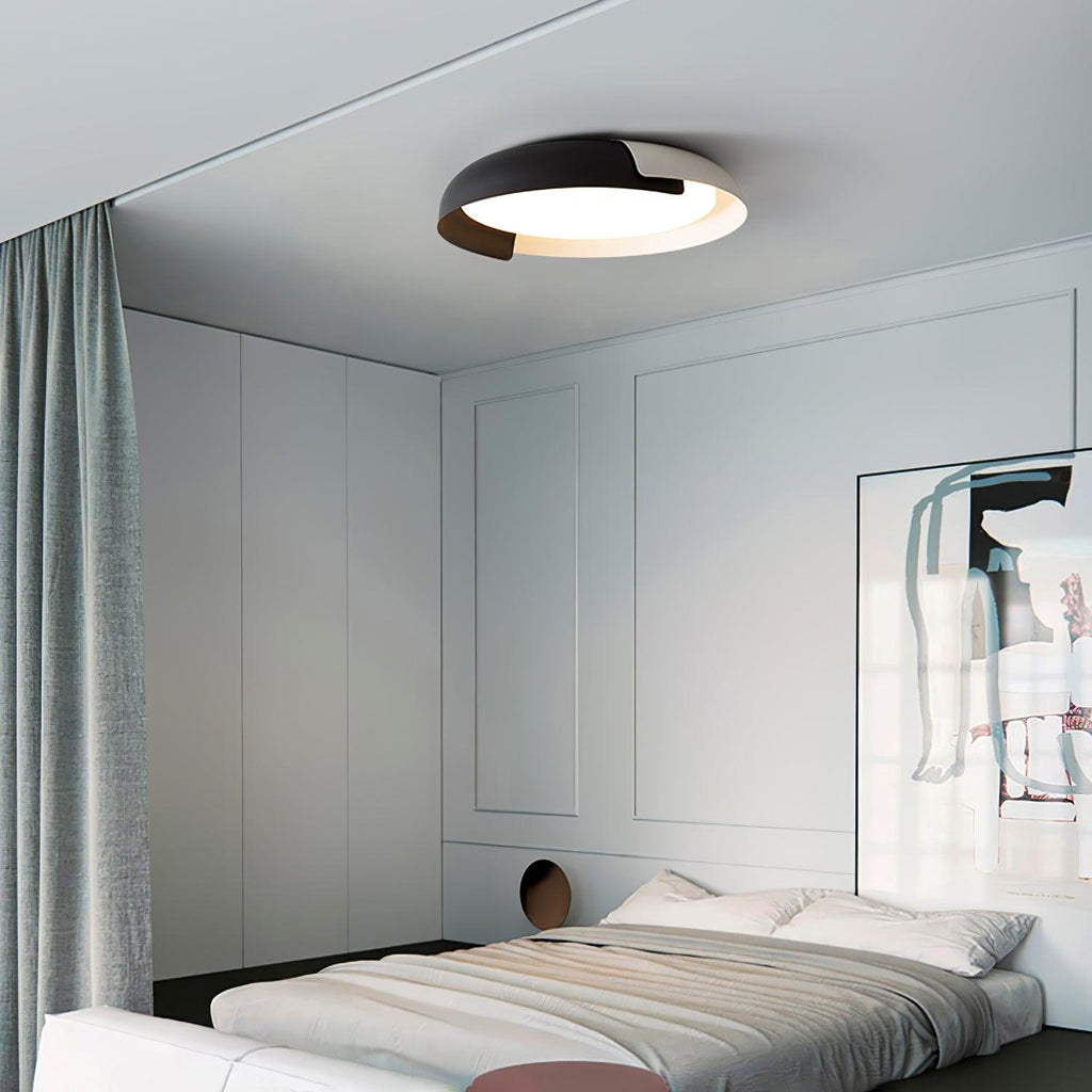 Solara Plafonnier Rond Acrylique Bois Doux Minimaliste - Neutralighting