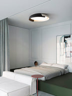 Solara Plafonnier Rond Acrylique Bois Doux Minimaliste - Neutralighting