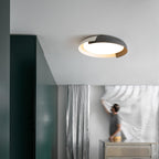 Solara Plafonnier Rond Acrylique Bois Doux Minimaliste - Neutralighting