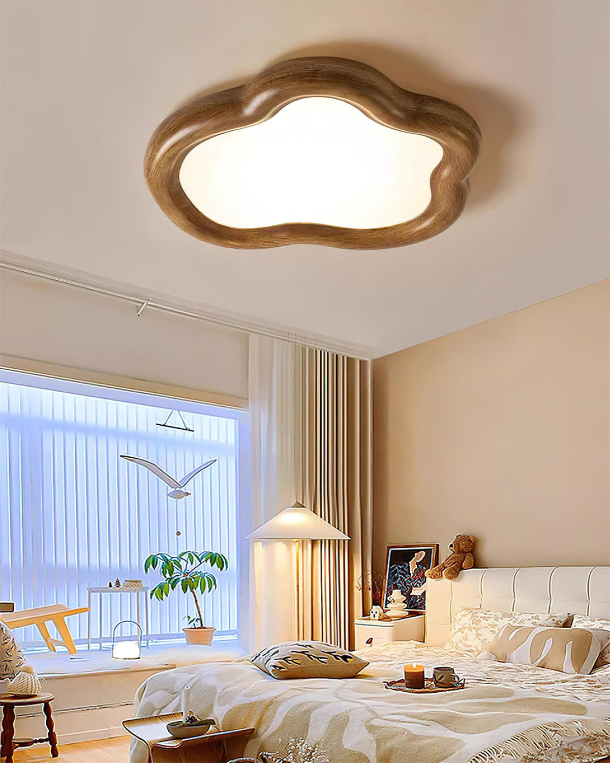 Blyno Lampe Plafonnier en Bois Nuage - Neutralighting