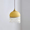 Vili Suspension Lampe à Franges à Pompon Dôme Perlé - Neutralighting