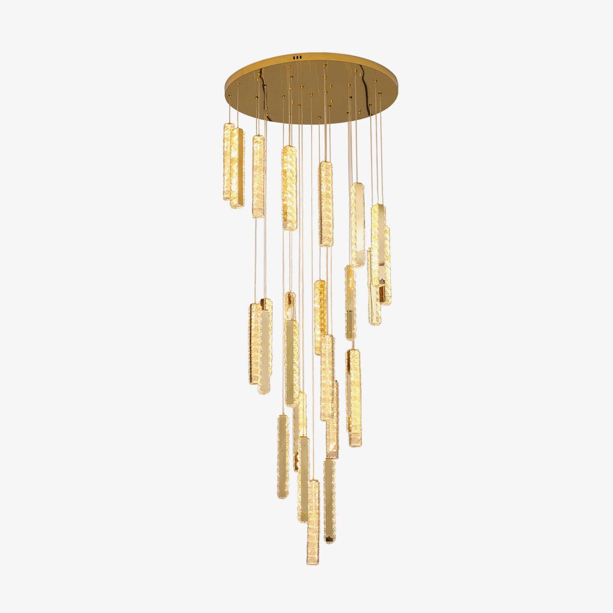 Lustra Lustre Villa Forci Suspension Argentée Moderne - Neutralighting