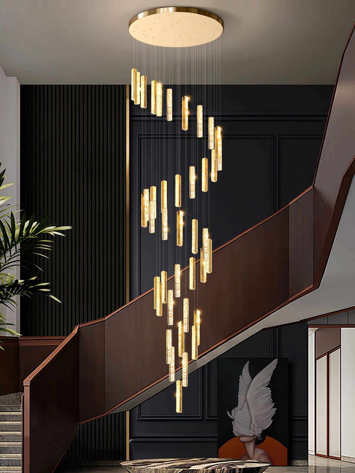 Lustra Lustre Villa Forci Suspension Argentée Moderne - Neutralighting