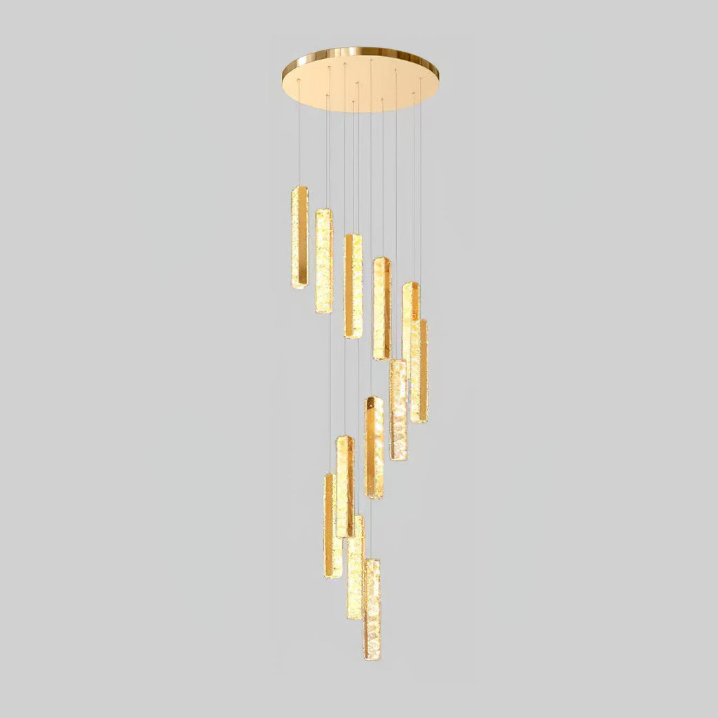 Lustra Lustre Villa Forci Suspension Argentée Moderne - Neutralighting