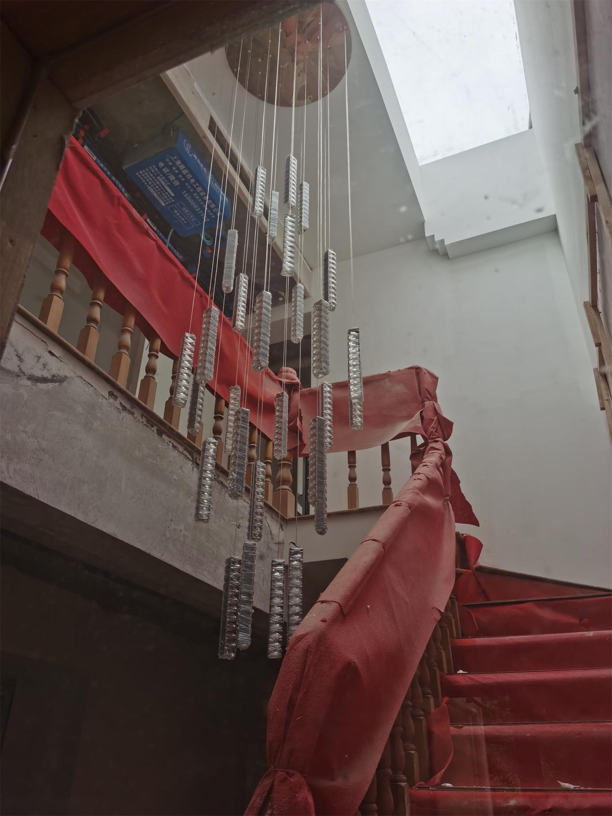 Lustra Lustre Villa Forci Suspension Argentée Moderne - Neutralighting