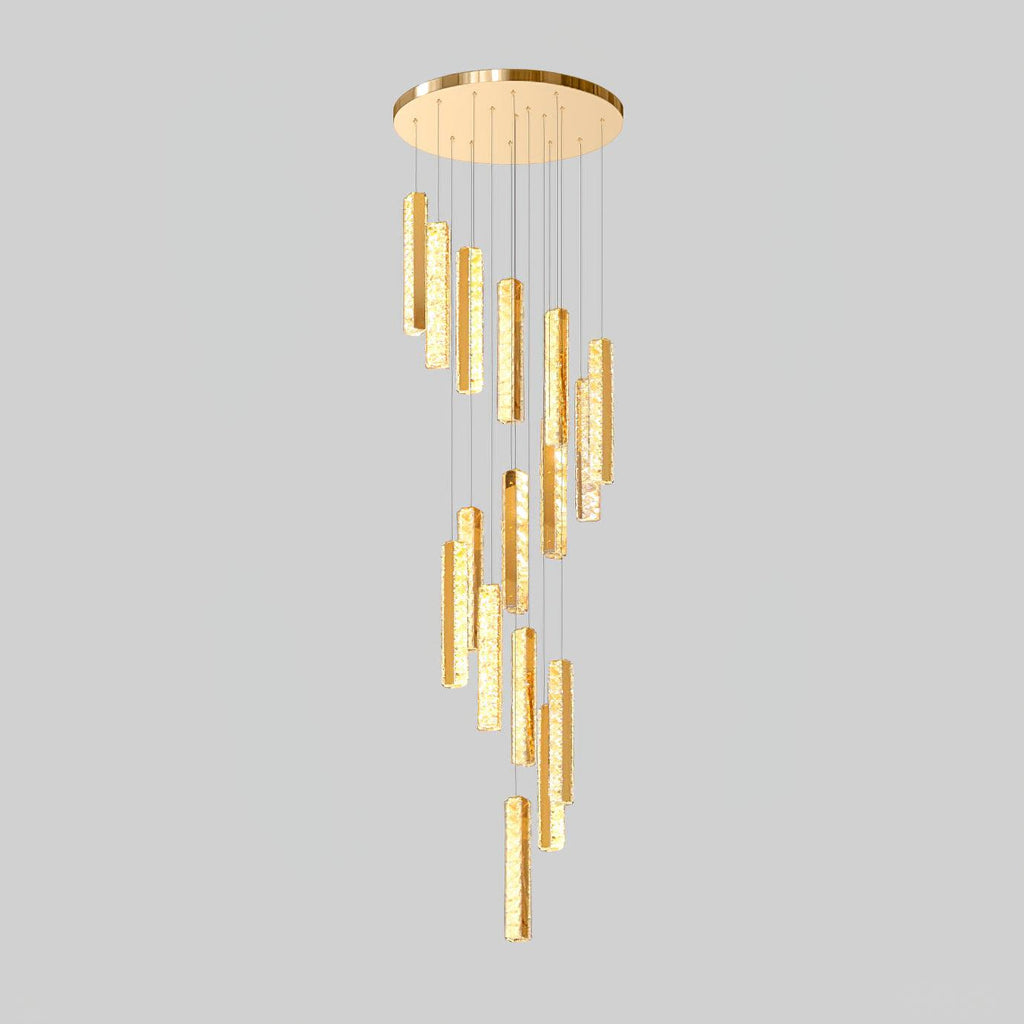 Lustra Lustre Villa Forci Suspension Argentée Moderne - Neutralighting