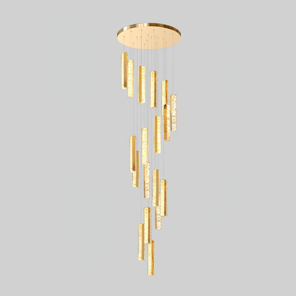 Lustra Lustre Villa Forci Suspension Argentée Moderne - Neutralighting