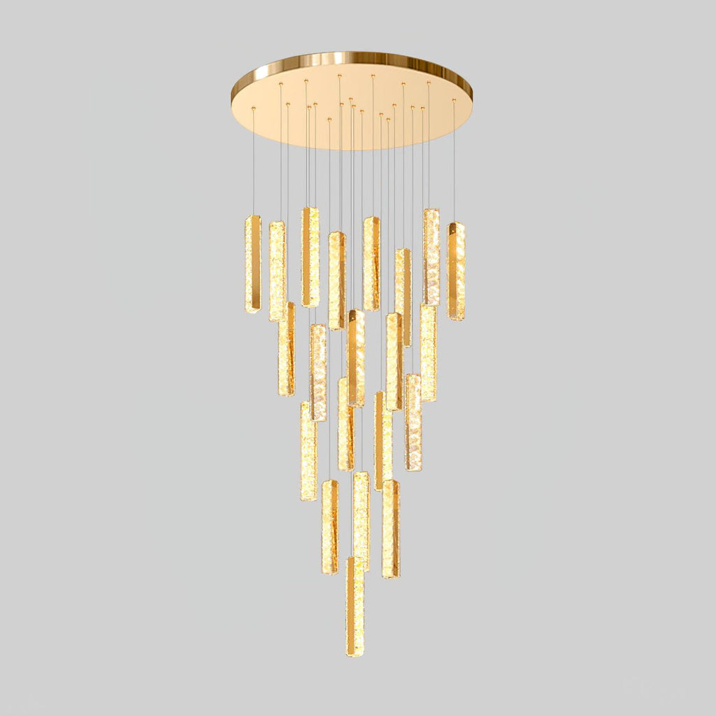 Lustra Lustre Villa Forci Suspension Argentée Moderne - Neutralighting