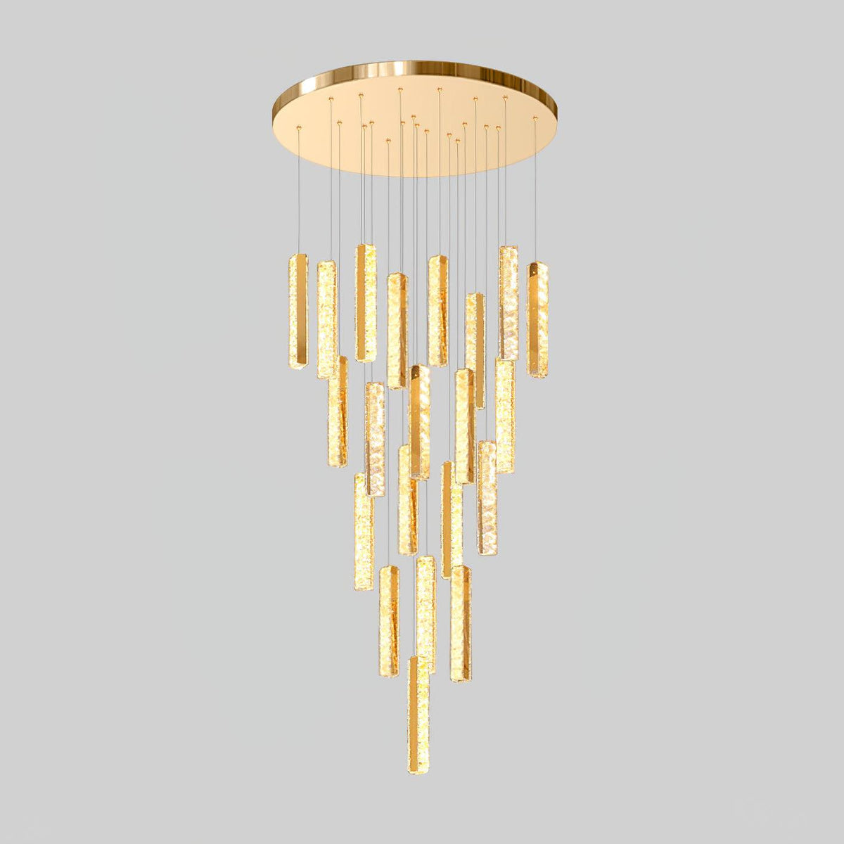 Lustra Lustre Villa Forci Suspension Argentée Moderne - Neutralighting