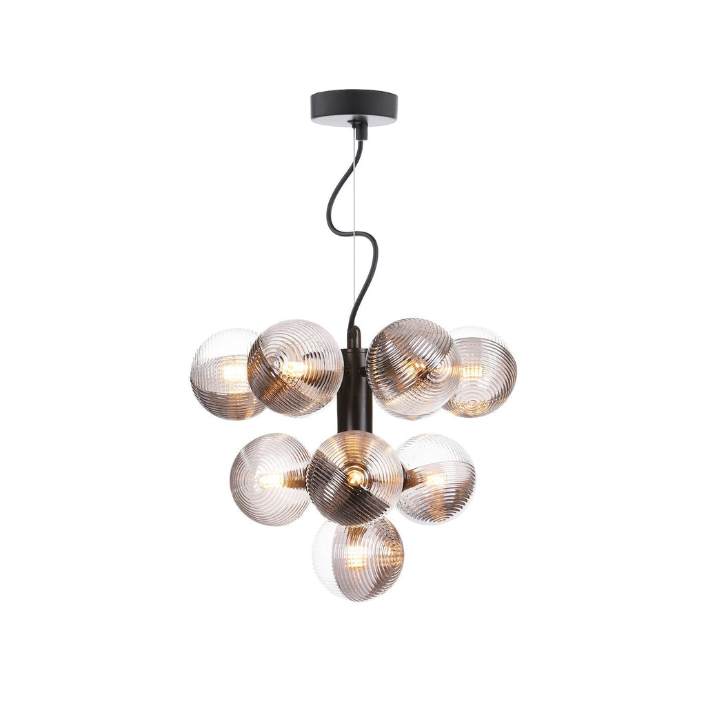 Alnorel Lustre Métal Verre Créativité Individuelle 10 Lumières - Neutralighting