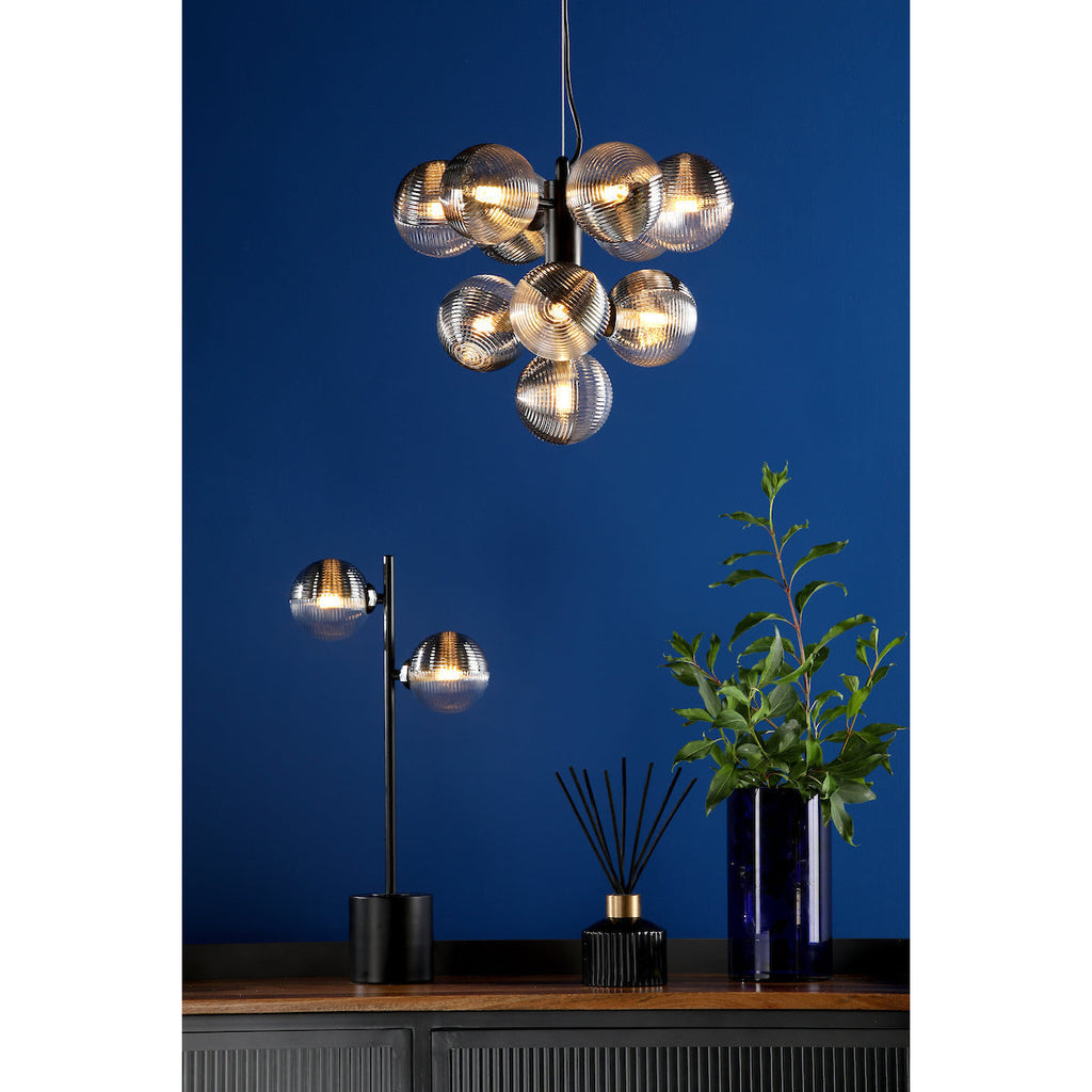 Alnorel Lustre Métal Verre Créativité Individuelle 10 Lumières - Neutralighting
