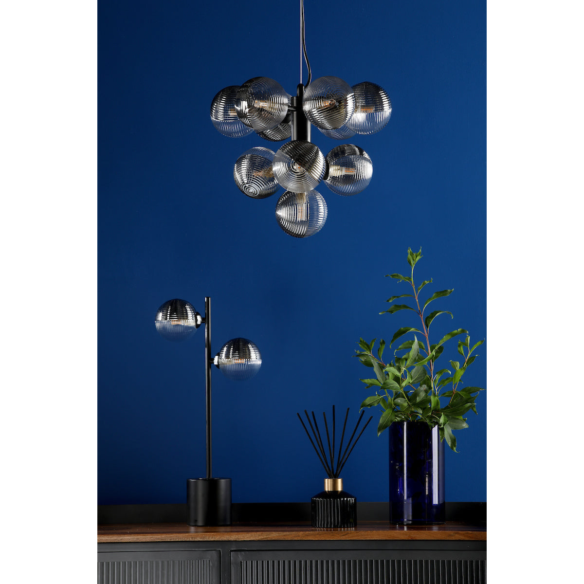 Alnorel Lustre Métal Verre Créativité Individuelle 10 Lumières - Neutralighting