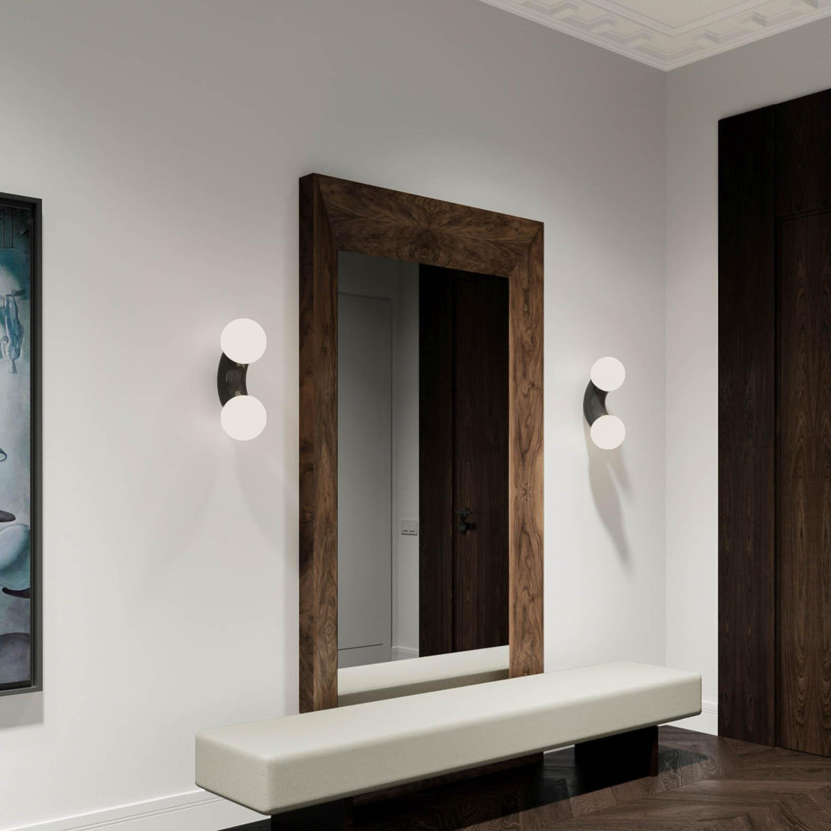 Ithaara Applique Murale en Verre Art Nordique Premium - Neutralighting
