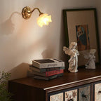Arisha Vintage Métal Verre Applique Morale Chambre à Coucher Salon - Neutralighting